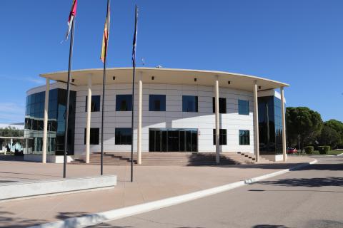 Exterior de las oficinas de la empresa Miguel Bellido