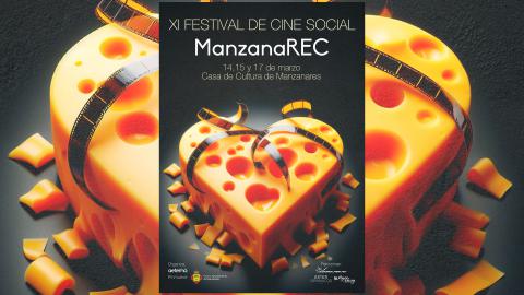 Cartel del XI festival de cine social 'ManzanaREC'