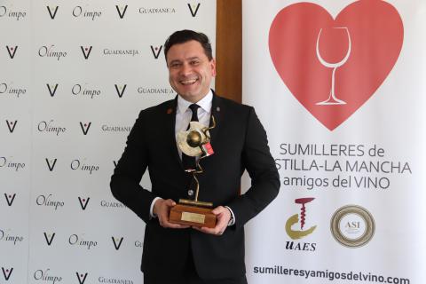 Juan Enrique Gil, mejor sumiller de Castilla-La Mancha