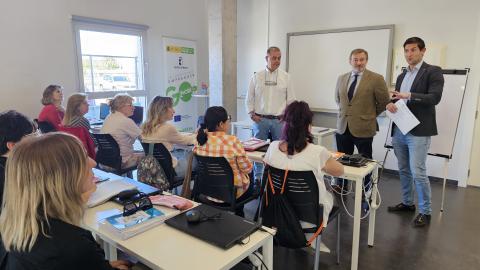 Manuel José Palacios durante la clausura del curso