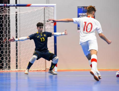 Javi Bule en una anterior convocatoria con la selección española juvenil