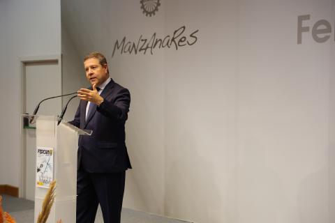 Emiliano García-Page en la inauguración de Fercam 2024