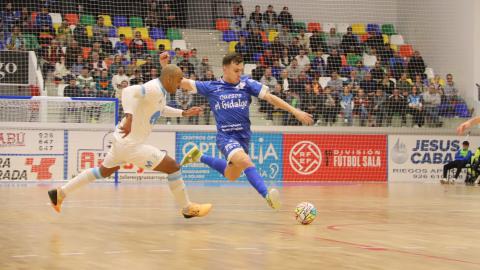 Daniel en un partido con el Quesos El Hidalgo Manzanares FS