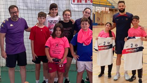 Javi Márquez y Rubén Marchán en la IV Handball Academy