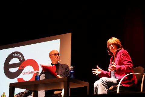 Dolores Delgado en la Escuela de Ciudadanía