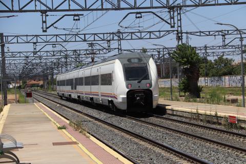 Imagen de archivo. Estación de tren de Manzanares