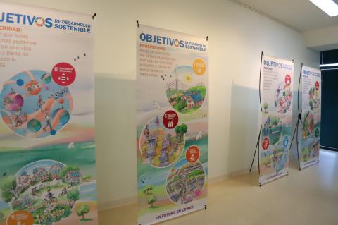 Exposición ODS Un futuro en común (BPM Lope de Vega)