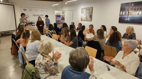 Cata de vinos con Laura Carrillo, Eva Lovero y Gemma Fernández 