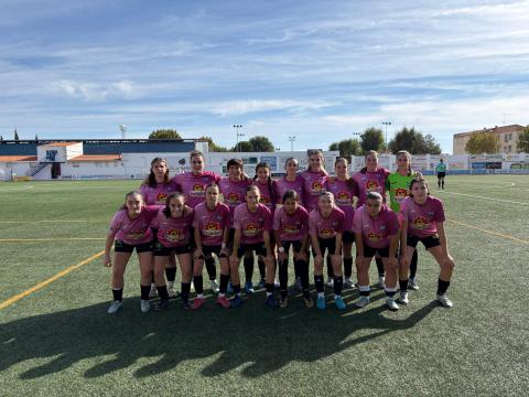 El Tosfrit FF Manzanares vistió de rosa para conmemorar el día internacional de lucha contra el cáncer de mama