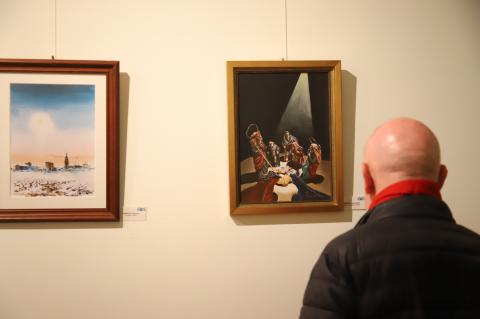 Una de las obras es la del recientemente fallecido José Antonio Romera