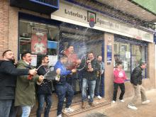 5º premio Lotería de Navidad en Manzanares