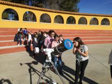 Mañana astronómica para el alumnado manzanareño