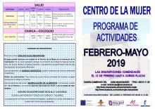 Actividades Centro de la Mujer (febrero-mayo 2019)