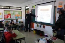 Charla de Seguridad Vial en el colegio Tierno Galván