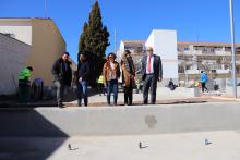 Obras en la plaza de la calle Cuenca