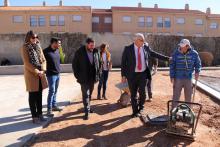 Obras en la plaza de la calle Cuenca