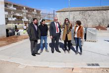 Obras en la plaza de la calle Cuenca