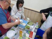 Los jóvenes aprendieron recetas tradicionales