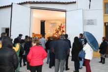 Acto en el guardapasos de la Hermandad Ferroviaria
