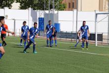 Jugada del partido ante el Odelot Toletum