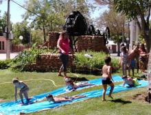 ‘Gymkana de agua’ en el recinto de Fercam