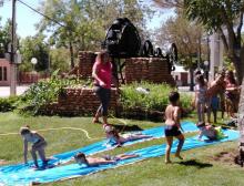 ‘Gymkana de agua’ en el recinto de Fercam