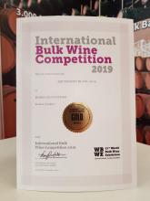 Bodegas Yuntero en la World Bulk Wine Exhibition 2019 - Medalla Sauvignon Blanc