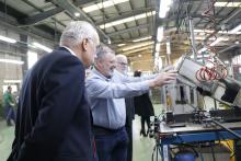 Nieva y Hernando: “Hoy hemos venido a trabajar en Manzanares y su proyección empresarial”