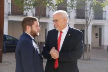 Nieva y Hernando: “Hoy hemos venido a trabajar en Manzanares y su proyección empresarial”