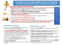 Carteles informativos sobre la nueva normalidad (Ayuntamiento de Manzanares)