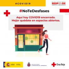 Imágenes de la campaña #NoTeDesfases