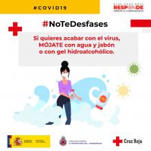 Imágenes de la campaña #NoTeDesfases