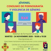 Webinar 'Jóvenes, consumo de pornografía y violencia de género'