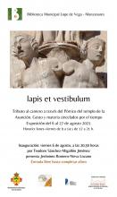 Cartel de la exposición 'Lapis et vestibulum'