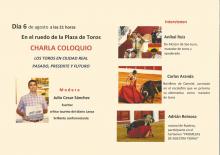 Charla-coloquio 'Los toros en Ciudad Real: pasado, presente y futuro'