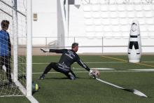 Entrenamiento para porteros del campus Manzanares CF