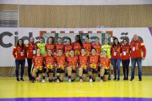 Debut de Esther Martín-Buro con las Guerreras Juveniles en el torneo Scandiberico 2021 (Foto: Federación de Balonmano de Portugal)