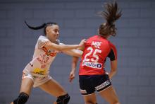 Debut de Esther Martín-Buro con las Guerreras Juveniles en el torneo Scandiberico 2021 (Foto: Federación de Balonmano de Portugal)