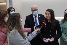 Visita de la consejera a las obras de la Casa Josito