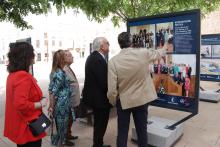 Inauguación de la exposición '40 años del Estatuto de Autonomía de Castilla-La Mancha'