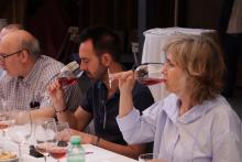 Reunión del jurado del 50º concurso regional de calidad de vinos (Fercam 2022)