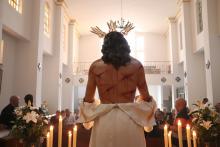 Presentación imagen Cristo de la Salud Despojado de sus Vestiduras