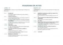 Programa de las V Jornadas de Alzheimer Ciudad de Manzanares