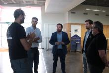 Visita de Manuel José Palacios y Pablo Camacho al programa 'Emple@ Manzanares V'