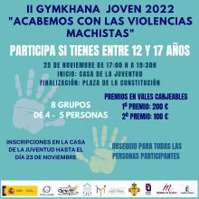 II gymkhana joven 'Acabemos con las violencias machistas' 