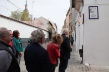 Nuevas placas cerámicas en el casco histórico