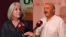 Pilar Maeso (UCIN) y Miguel Ramírez (Unidas-IU-Podemos)