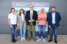 Visita Julián Nieva y Pablo Camacho planta procesado Grupo IberoPistacho 