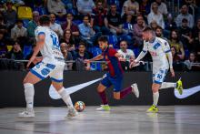 Barça-Quesos El Hidalgo Manzanares FS (Fotografía: Prensa FCB)