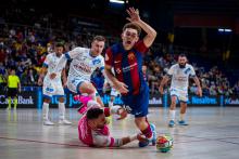 Barça-Quesos El Hidalgo Manzanares FS (Fotografía: Prensa FCB)